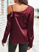 Satin-Silk-Tops-Red-2